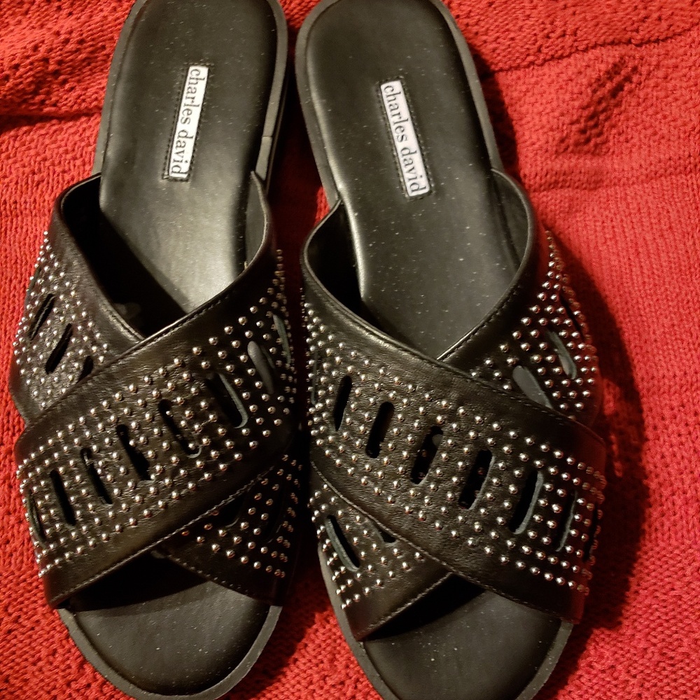 Charles David studded sandals - size 11